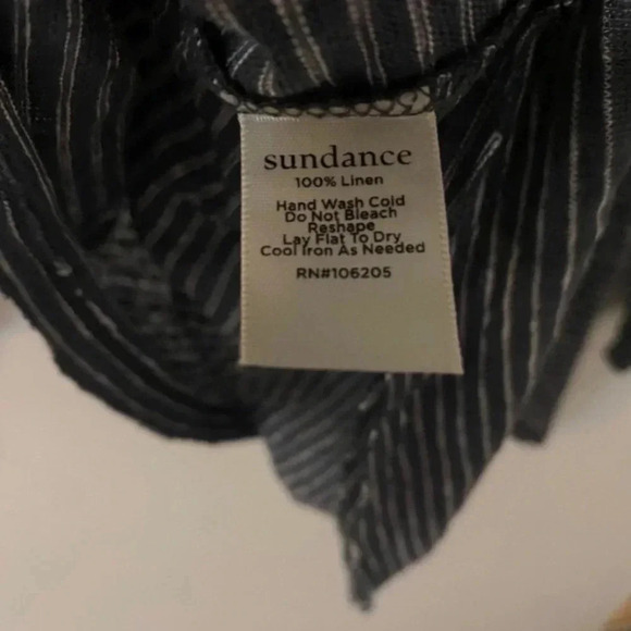 Sundance Mariner Journey Striped Linen Top - Picture 6 of 6